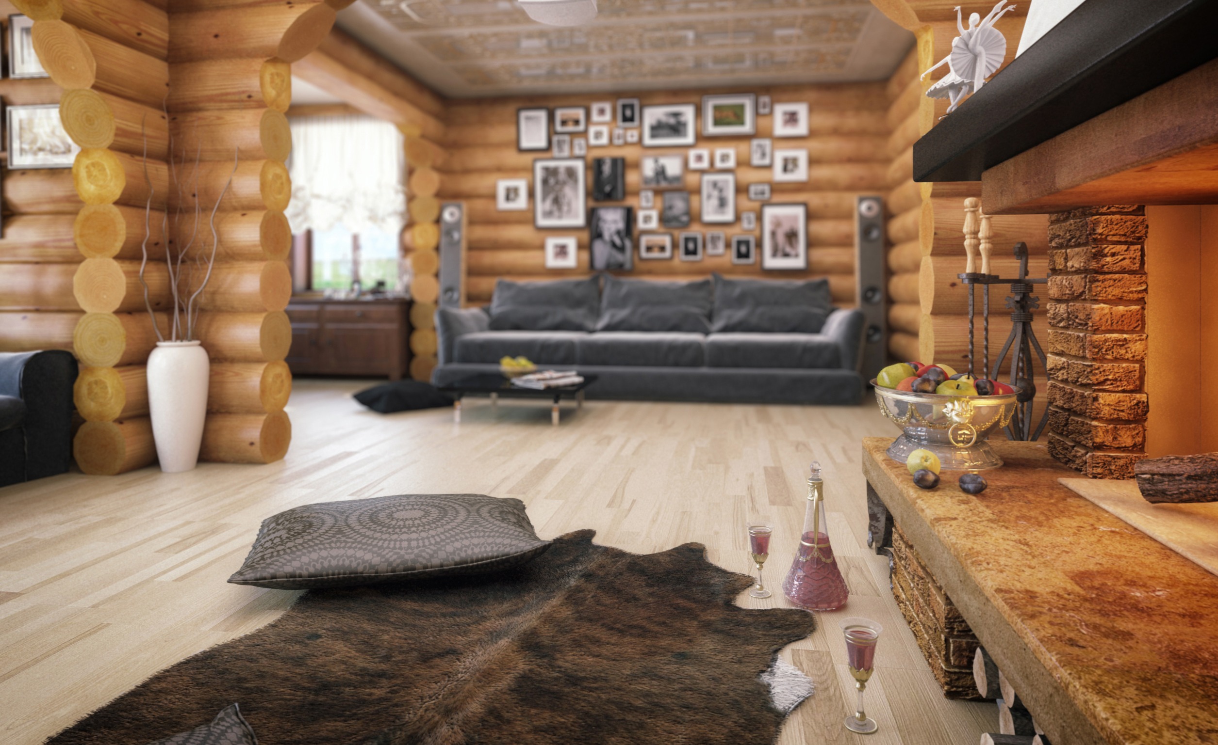 cabin-living-room