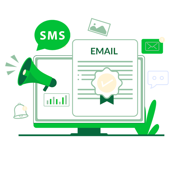 Seamless Sharing via Email and SMS